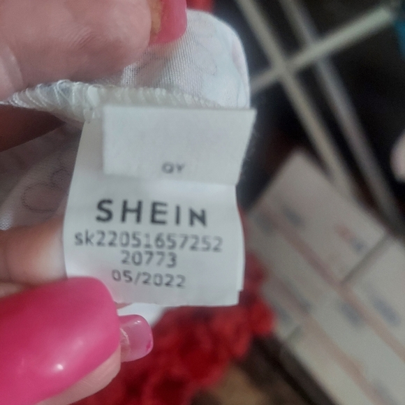 Shein Girls NWOT Size 6 Dress Flower design - Picture 4 of 6